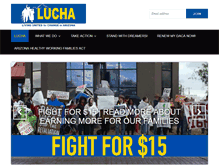 Tablet Screenshot of luchaaz.org